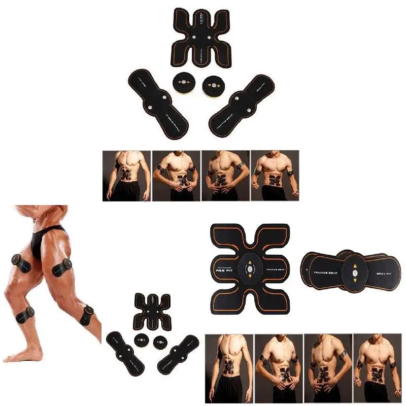 Новый домашний фитнес набор в форме упражнений ABS USB Массажер для брюшной полости