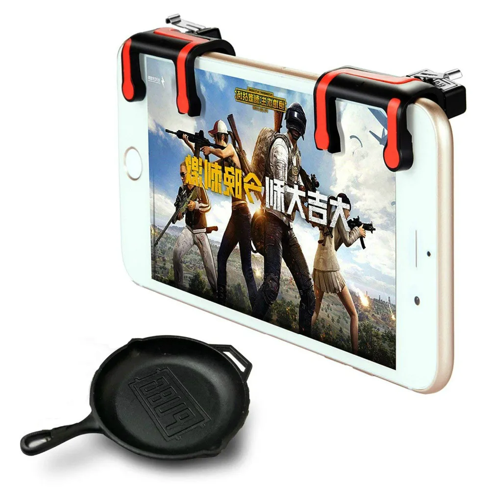 

Mobile phone Game Fire Button Version with PUBG Pan Key Chain Mobile Gaming Trigger L1R1 Shooter for Knives out/ Rules Survival