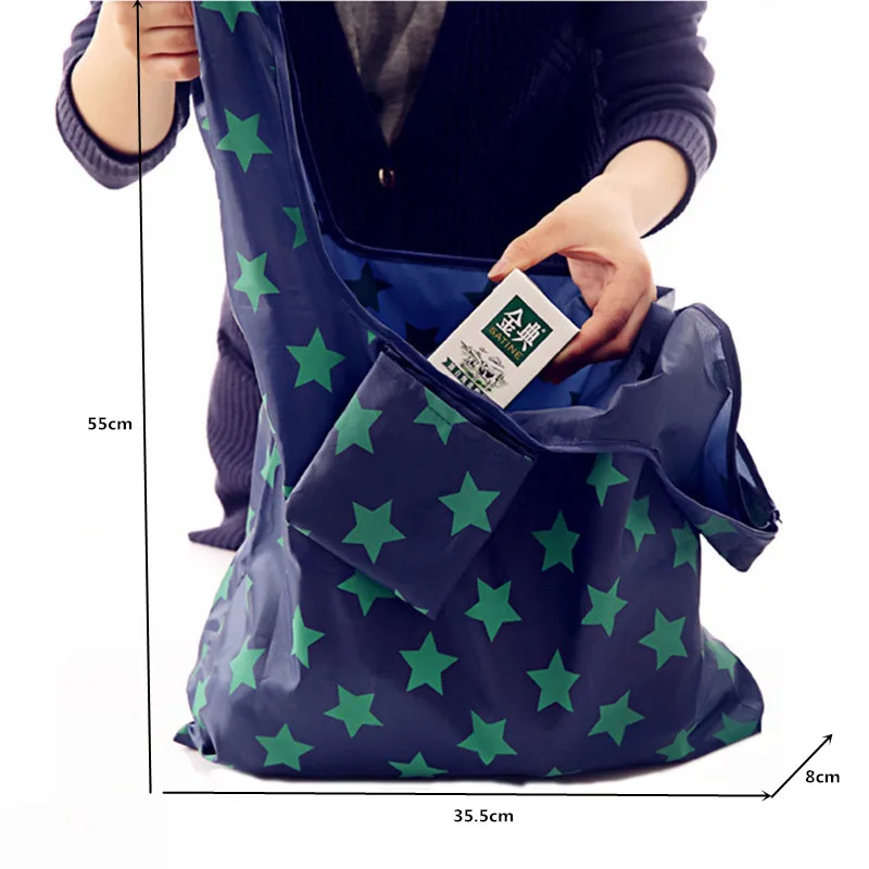 Waterproof Oxford Reusable Shopping Bags Women Foldable Tote Bag Portable Cloth Eco Grocery Bag Folding Large Capacity Handbags Waterproof Oxford Reusable Shopping Bags Women Foldable Tote Bag Portable Cloth Eco Grocery Bag Folding Large Capacity Handbags