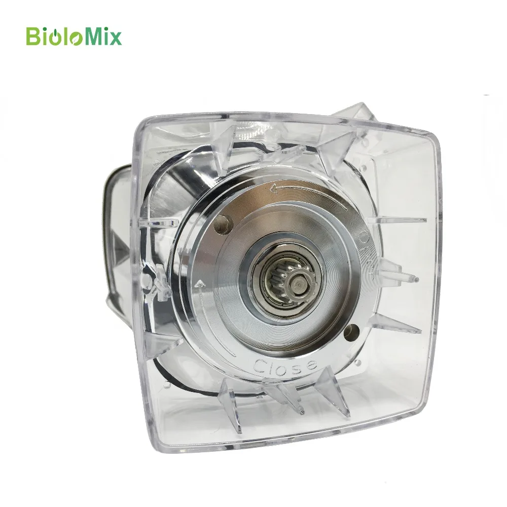 commercial Blender spare parts BPA FREE 2L Square Container Jar Jug Pitcher Cup bottom with serrated smoothies blades lid (10)