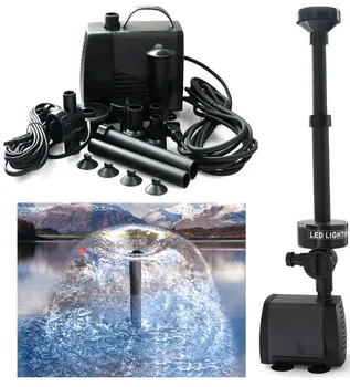 

40/45/75/85W Adjustable Fountain Pump, water blow fountain Water Pump for Pool Pond Garden Fish Tank Aquarium, filter sponges