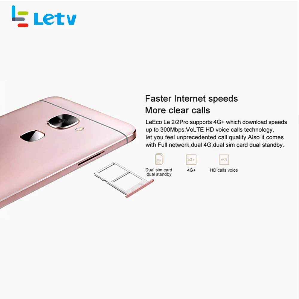 Original LeEco Letv S3 X522 Le2 X526 X520 3GB RAM 32GB/64GB Snapdragon 652 Smartphone 5.5 Inch Octa Core 3000mAh 4G Mobile Phone
