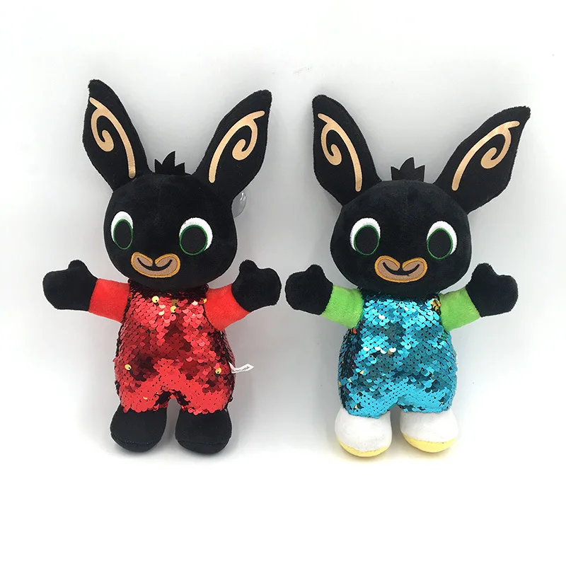 

Sequin Bing Bunny Plush toy sula flop Hoppity Voosh pando bing coco plush doll peluche toys children birthday Christmas gifts