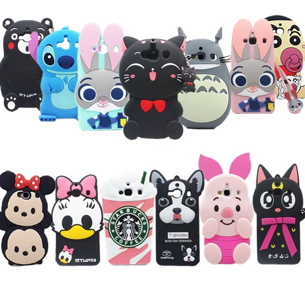 

18 Types for Xiaomi Redmi 2 2A Case Lovely Cute 3D Cartoon Soft Silicon Cover For Xiaomi Redmi2 2A Hongmi2 Mobile Phone Cases