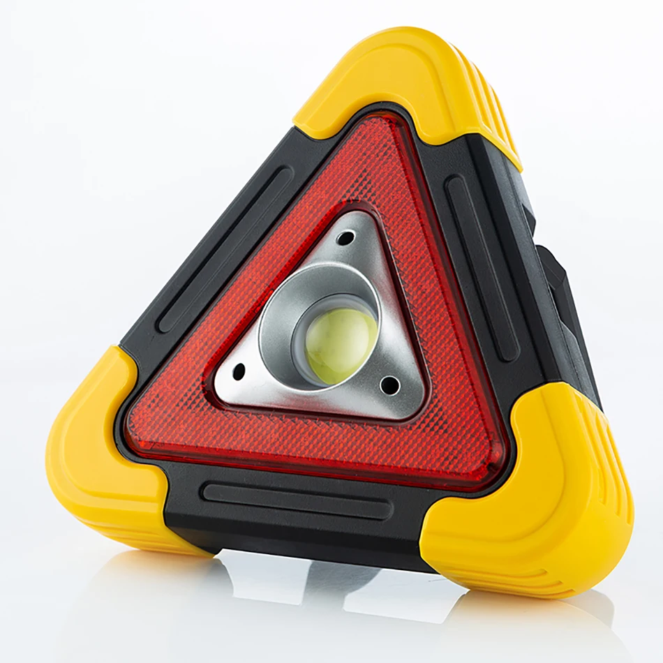 

Led lamps outdoor search work car lights led triangle warning emergency lights camping camping COB floodlights