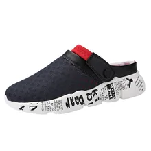 SAGACE мужские сандалии; сезон лето; дышащие сетчатые Мужские Легкие уличные повседневные однотонные сандалии; пляжная обувь из сетчатого материала