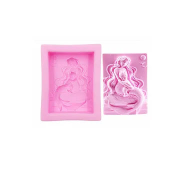 

Mermaid Shine Cake Silicone Mold Handmade Crafts Soap Mold Chocolate Mold Cake Dessert Cookies Mold Pastry Baking Gadgets new