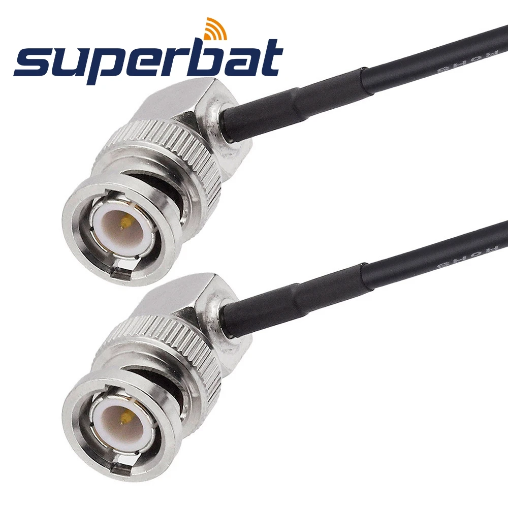 Кабель Superbat с разъемом BNC под прямым углом для разъема RG174 30 см | Мобильные