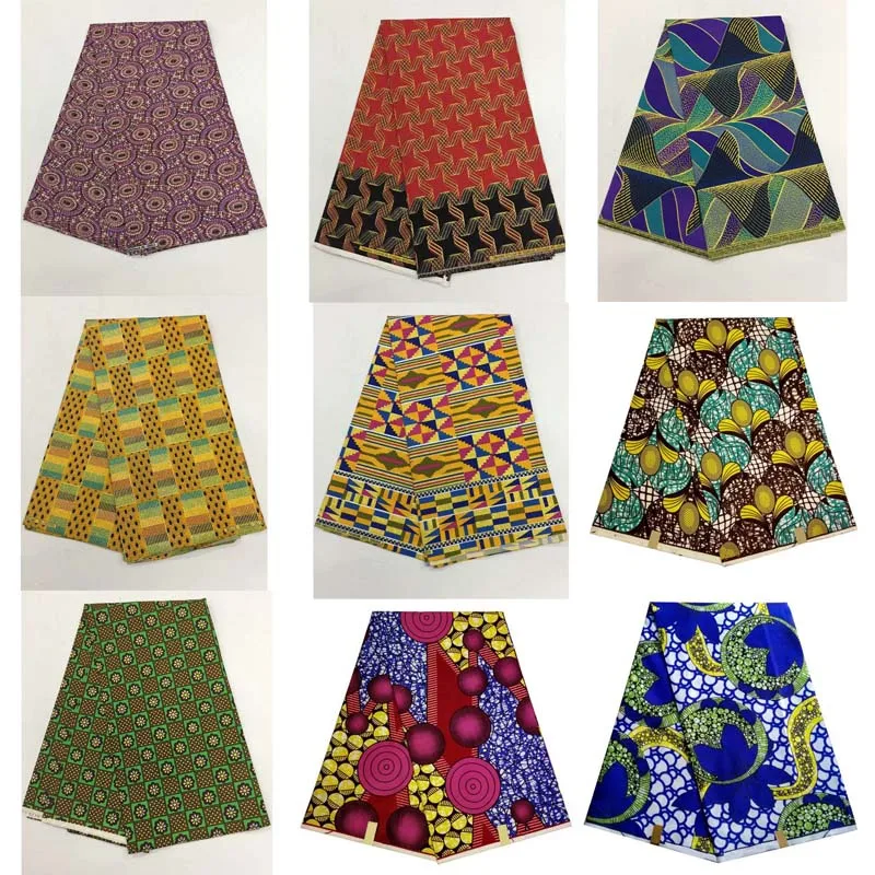 Полиэстер восковая ткань не хлопчатобумажная африканская ткань новейшая самая дешевая Высококачественная Анкара Африканский Воск печатная ткань