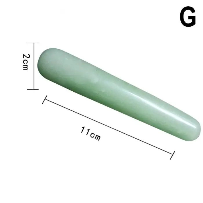 Натуральный зеленый авантюрин выскабливание пластины глаз тела забота о здоровье массажный инструмент SN-Hot