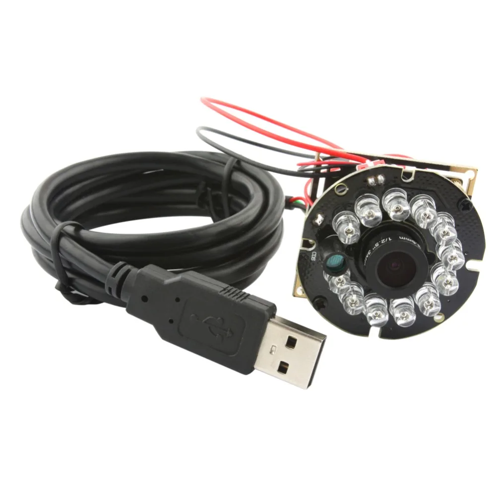 2Megapixel 8mm lens New Updated Super Mini USB Endoscope Module with 12