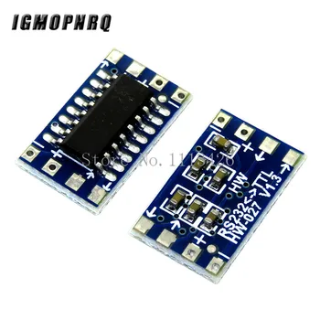 

10PCS MAX3232 Serial Port Mini RS232 to TTL Converter Adaptor Module Board 115200bps 3V-5V MAX3232CSE Elcetrical Levels