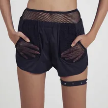 Женские спортивные шорты для бега, фитнеса, сетки, шорты для йоги, спортзала, велоспорта, спортивные короткие быстросохнущие женские пляжные шорты