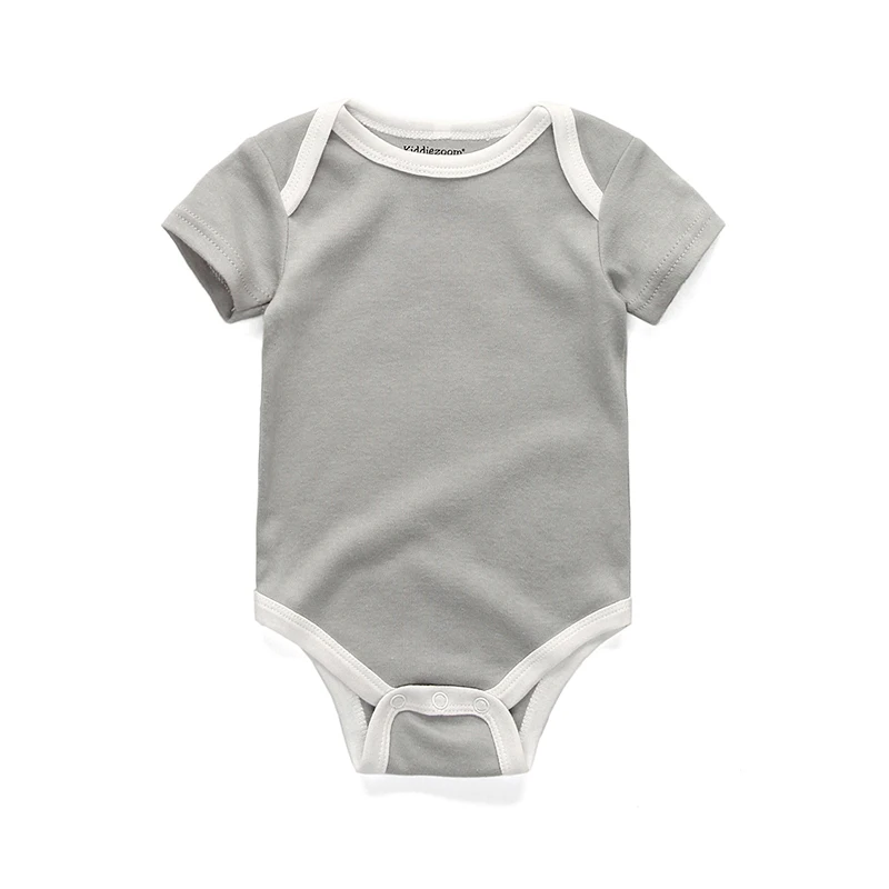 

new born baby girl rompers clothes boy 2018 summer solid costume vetement enfant fille cotton materials unisex button jumpsuits