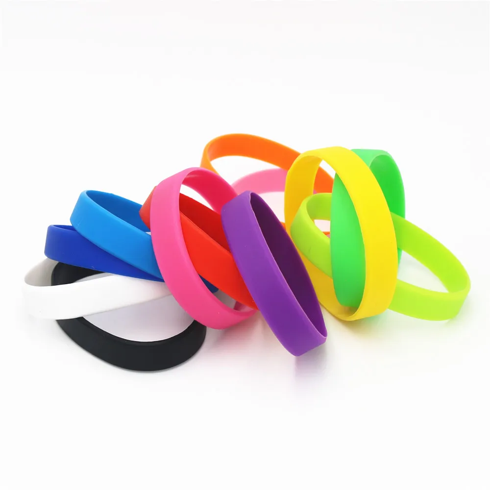 1 шт модные ювелирные изделия Sillicone повседневные спортивные браслеты цветные резиновые манжеты браслеты и браслеты для детей Подарки SH051K