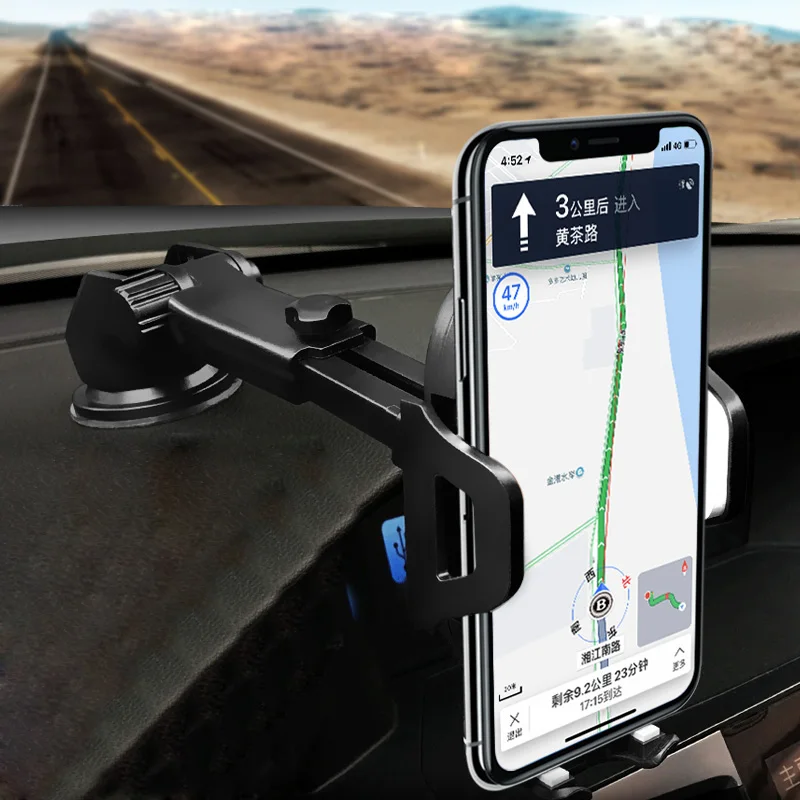 Автомобильный держатель телефона для iPhone XS MAX XR х Xiaomi 270 поворот Dashboard лобового стекла автомобиля мобильного держатель для телефона, подставка OS2
