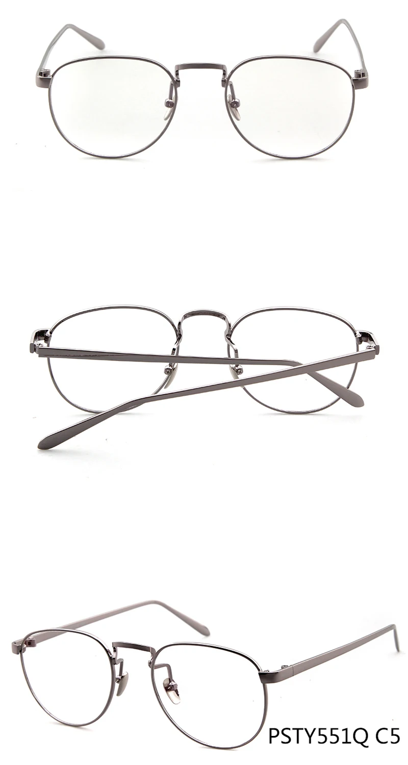 Длинные винтажные прозрачные очки с оправой для женщин и мужчин, прозрачные линзы, очки с оправой из сплава, очки без градусов 551Q