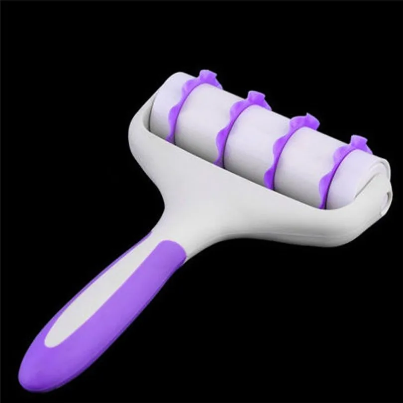 Handheld Moulds Cake decorating tools Fondant Strip Ribbon Cutter Embosser Roller Cake Decorating Tool (2)