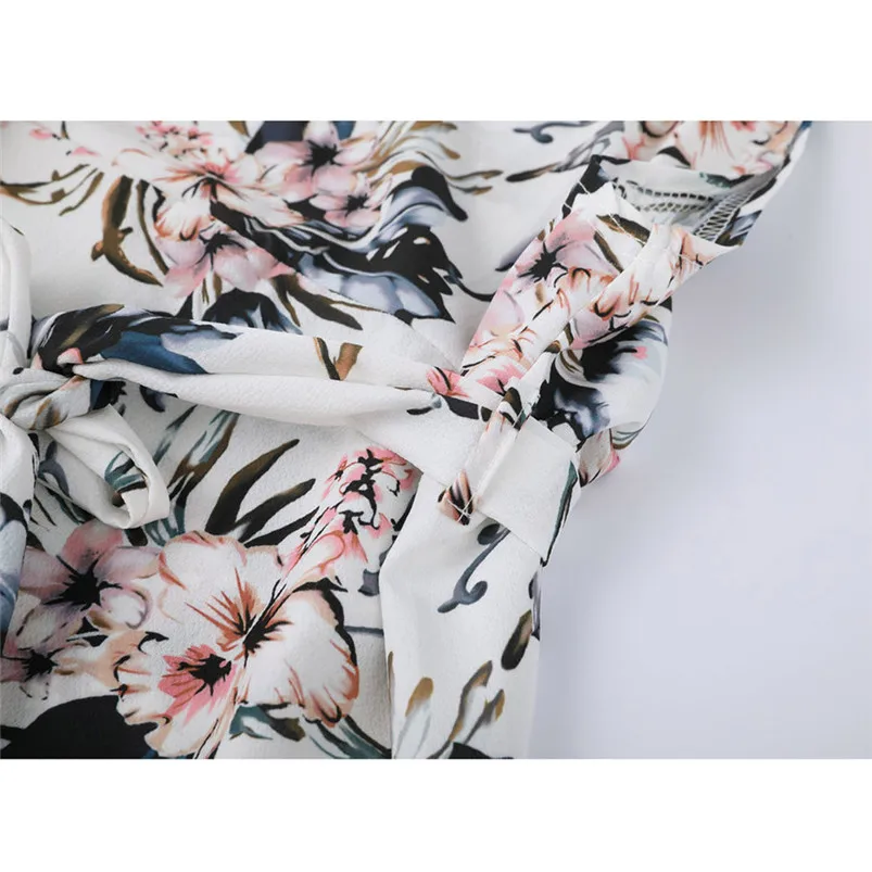 Fashion summer dress 2018 beach dress Womens Summer Print Boho Long Maxi Evening Party sexy Floral Dress vestidos robe J08#N (5)