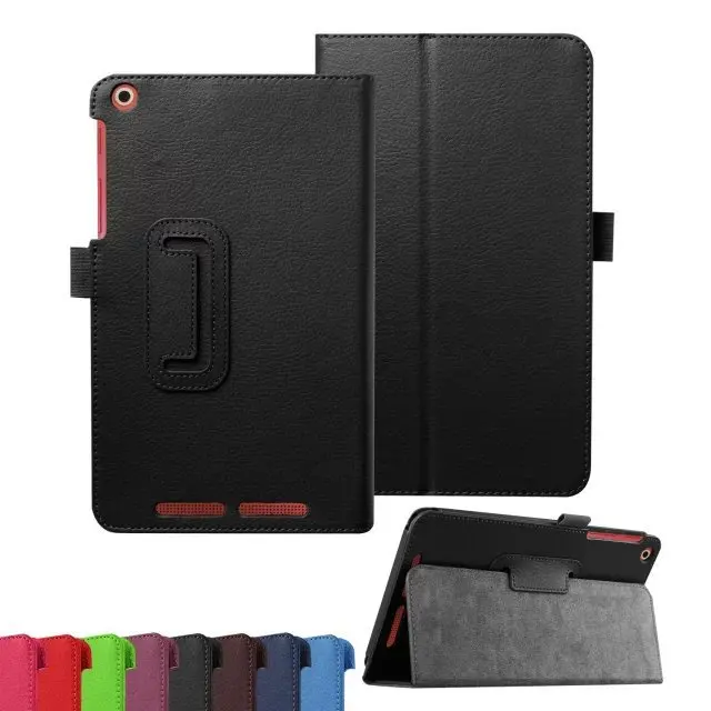 

2-Folder Folio Stand Holder Lichi Luxury Leather Case Protective Flip Magnetic Cover For Acer Iconia One 8 B1-820 B1 820 8"