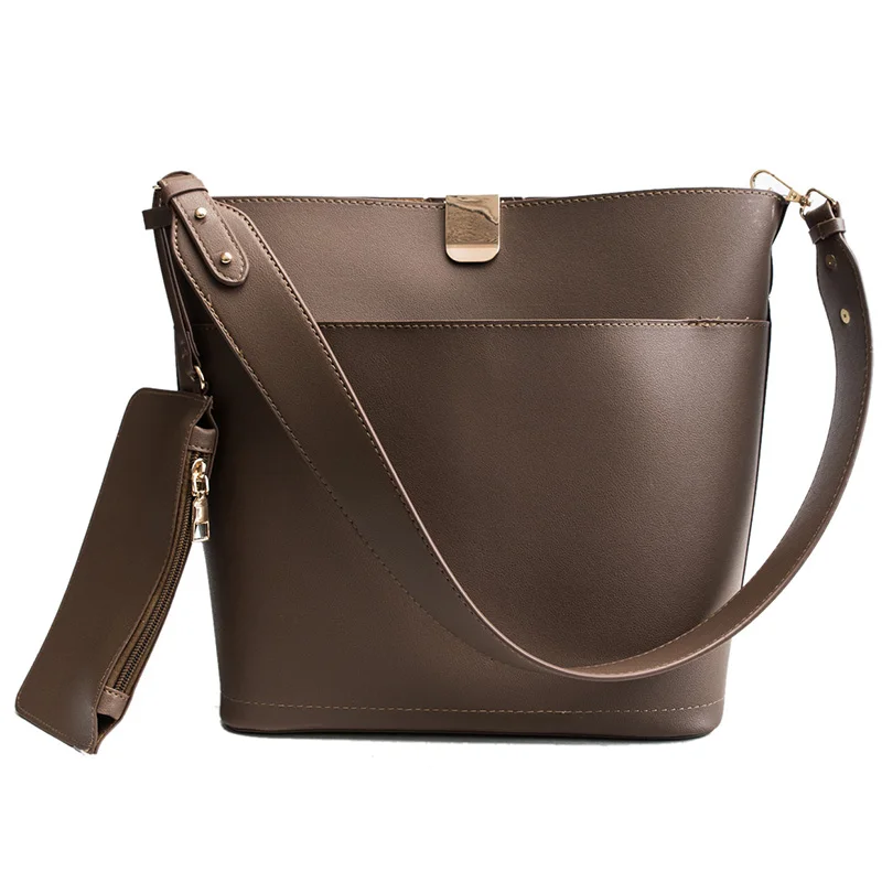 

Fashion Designer 2 Set Women Casual Tote Female PU Leather Bags Handbags Ladies Portable Shoulder Bag Office Ladies Totes Bag