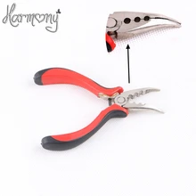 1 шт. локоть наконечник три отверстия с зубами из нержавеющей стали Prebond приспособление для удаления волос щипцы/щипцы для наращивания волос/Fusion Prebonds