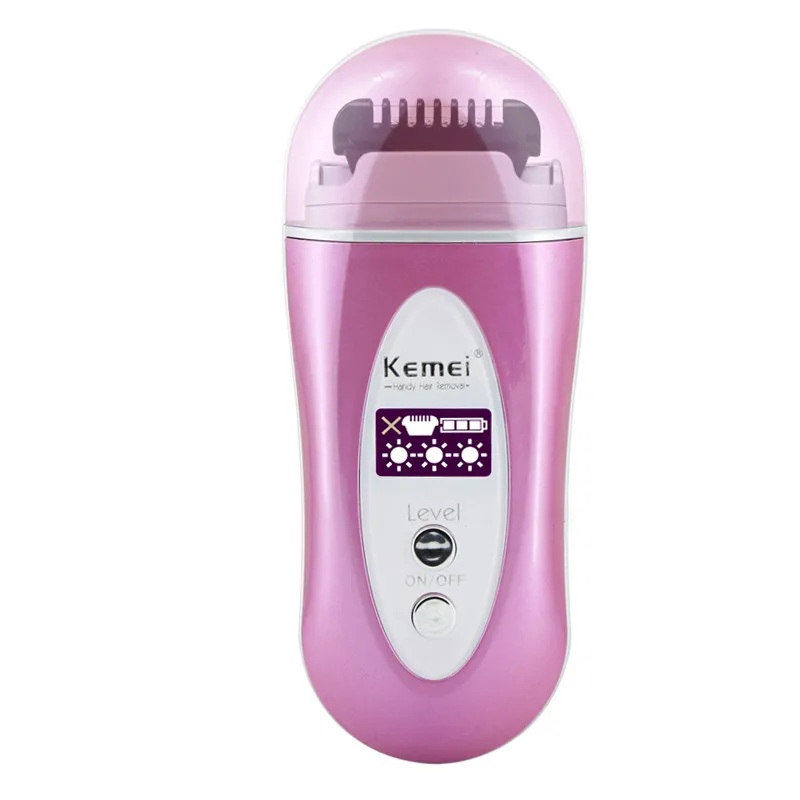 

1Hour Quick Charge Kemei New Design Infrared Hair Removal No Skin Hurt Wireless Electric Shaver Epilator with Digital Display