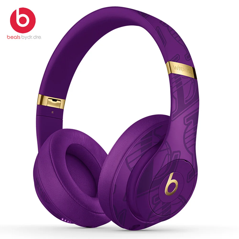 Beats Studio 3 беспроводные bluetooth-наушники, Накладные наушники, коллекция NBA, чистый АНК, шумоподавление, музыкальные наушники с микрофоном