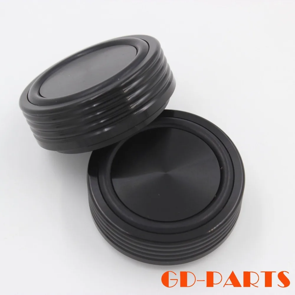 

4PCS 44x17mm Black Solid Aluminum Speaker Cabinet Stand Base Mat DAC CD Player Turntable Record Feet Pad CNC Machined