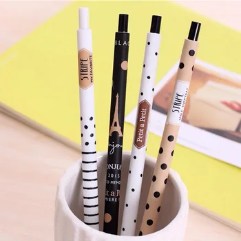 

4PCS/lot Kawaii dot mechanical pencils point Good quality writing pencils for school kids girls students 0.5mm