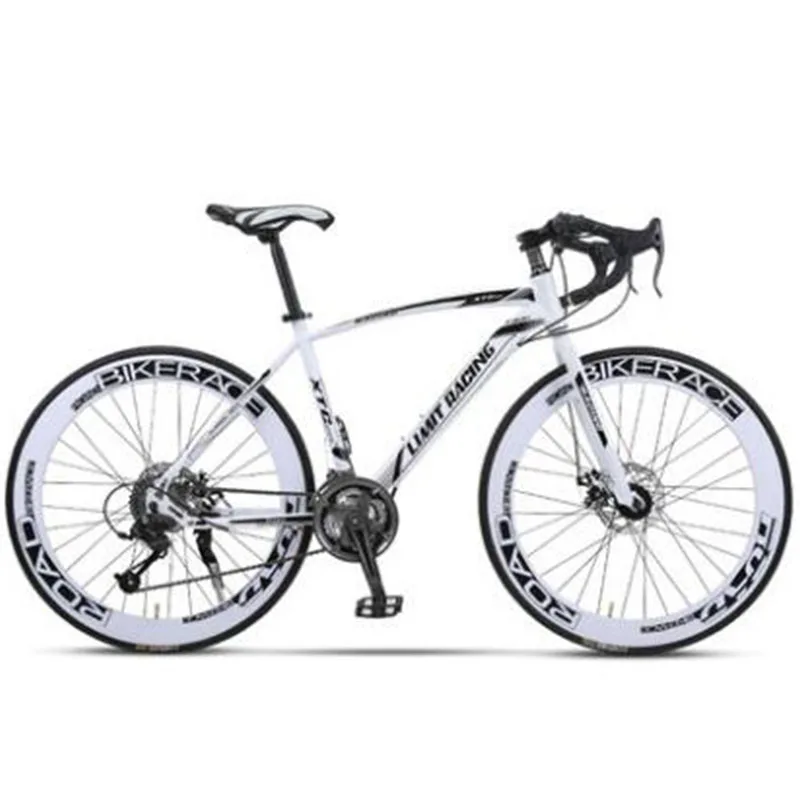 Road Bike Bicycle 27 Speed 26 Inch Fat Bike Bend Anti Skid Male And Female Students Suitable for A Variety of Road Conditions