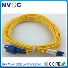 10 шт./пакет, 10 м, DX, SC/UPC-LC/оптический патч-корд оптоволоконный патч-корд, Одномодовый Дуплекс, ПВХ оболочка, 2,0 мм или 3,0 мм волоконно-оптический соединительный кабель