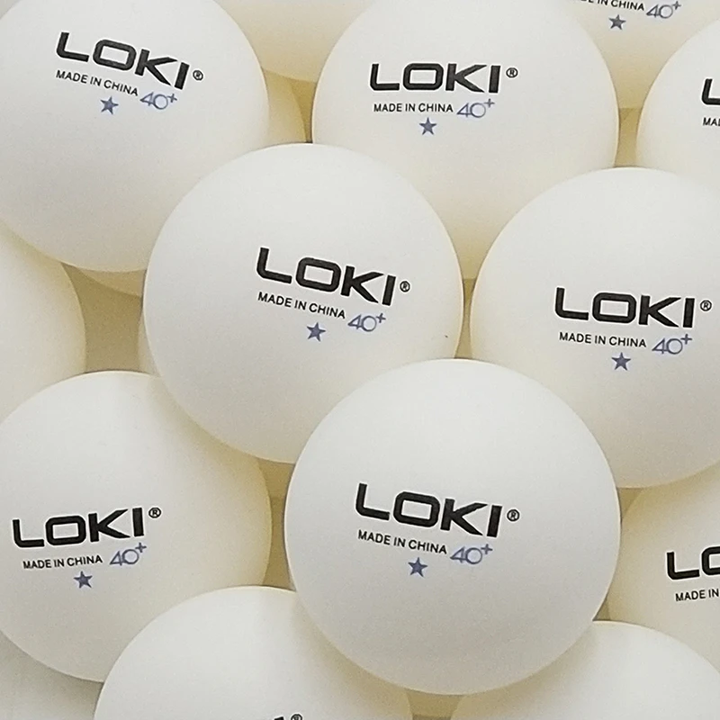 Локи 30 шт./упак. 1 белого цвета со звездами; мячи для настольного тенниса 40+ мм ABS Материал Прошитые шарики для пинг-понга