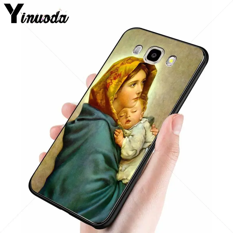 Мягкий силиконовый чехол для телефона Yinuoda Bless Virgin Mary Christian Samsung Galaxy j6plus j7 prime j8 j2