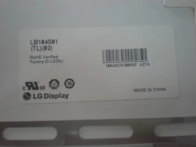 10.4 inch Industrial LCD screen LG LB104S01-TL02 C2 