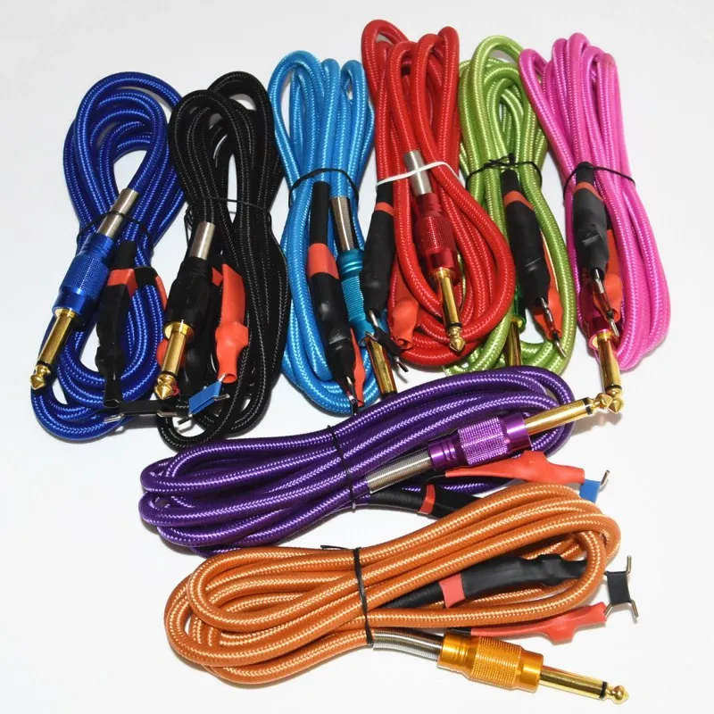 

1.8m Heavy Duty Soft Tattoo Clip Cord Tattoo Hook Line Silicone Tattoo Wire Cable for Tattoo Machine Power Supply Line Accessory