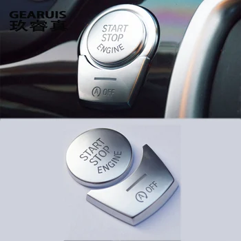

Car styling ENGINE START STOP switch button Covers Stickers for BMW 5/6/7 series f10 GT F07 F chassis cars auto Accessories