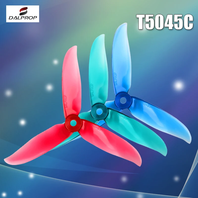 DALPROP T5045C 5045 5 дюймов 3 лезвия/три лезвия CW CCW Лопасти пропеллера для FPV Фристайл