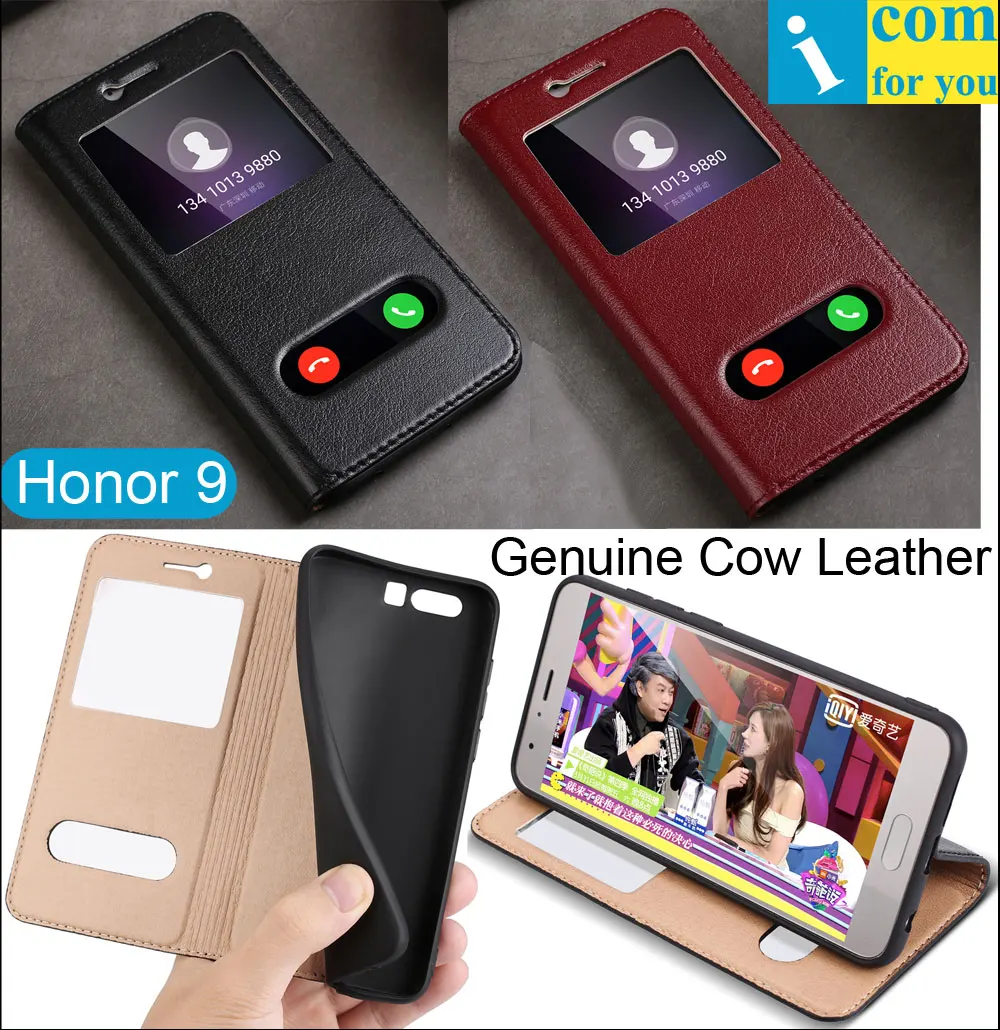 bilder für Echte Reale natürliche Kuh Leder Flip Abdeckung Fall Für Huawei Honor 9 Deluxe Luxus Buch Fenster zu beantworten Coque bilder für Echte Reale natürliche Kuh Leder Flip Abdeckung Fall Für Huawei Honor 9 Deluxe Luxus Buch Fenster zu beantworten Coque