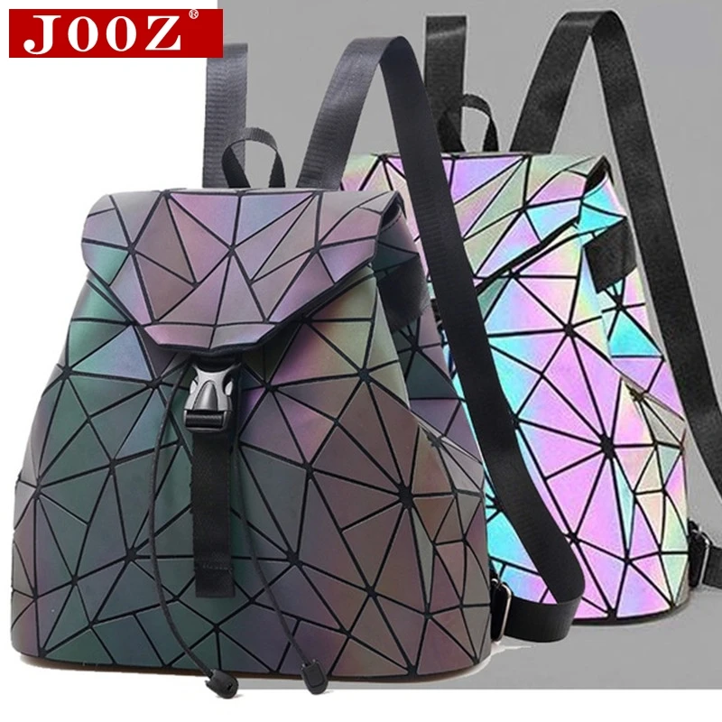 Goedkoop Lichtgevende Rugzak stiksels Rooster Tas Mannen Vrouwen Rugzak voor Reizen meisje Schooltas voor Student Rugzak Hologram sac een dos