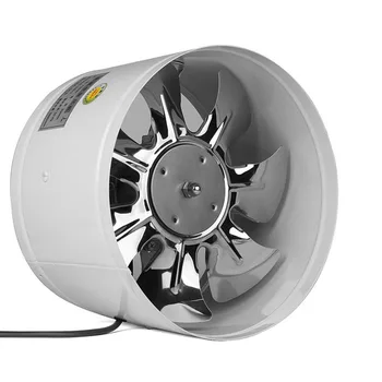 

4Inch/6Inch Inline Duct Fan Booster Exhaust Blower Air Cooling Vent Metal Blades MDJ998