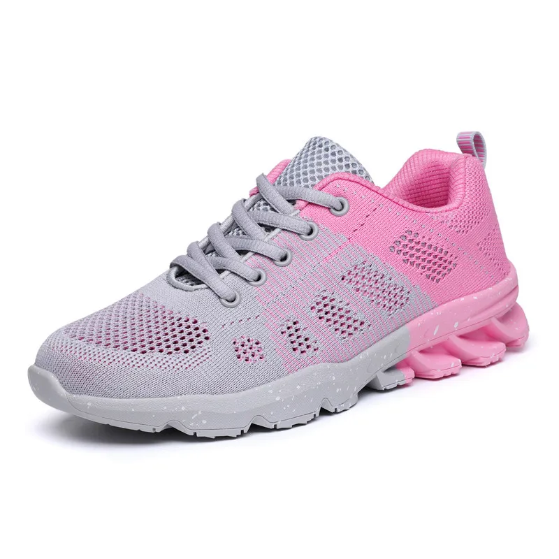 

Women Vulcanized Shoes Sports Mesh Flat Loafers Plus Size Flats Casual Walking Running Breathable Sneakers For Female Sport