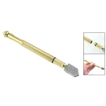 Skidproof Золотой Алмазный ручка стальное лезвие подача масла инструмент для резки стекла