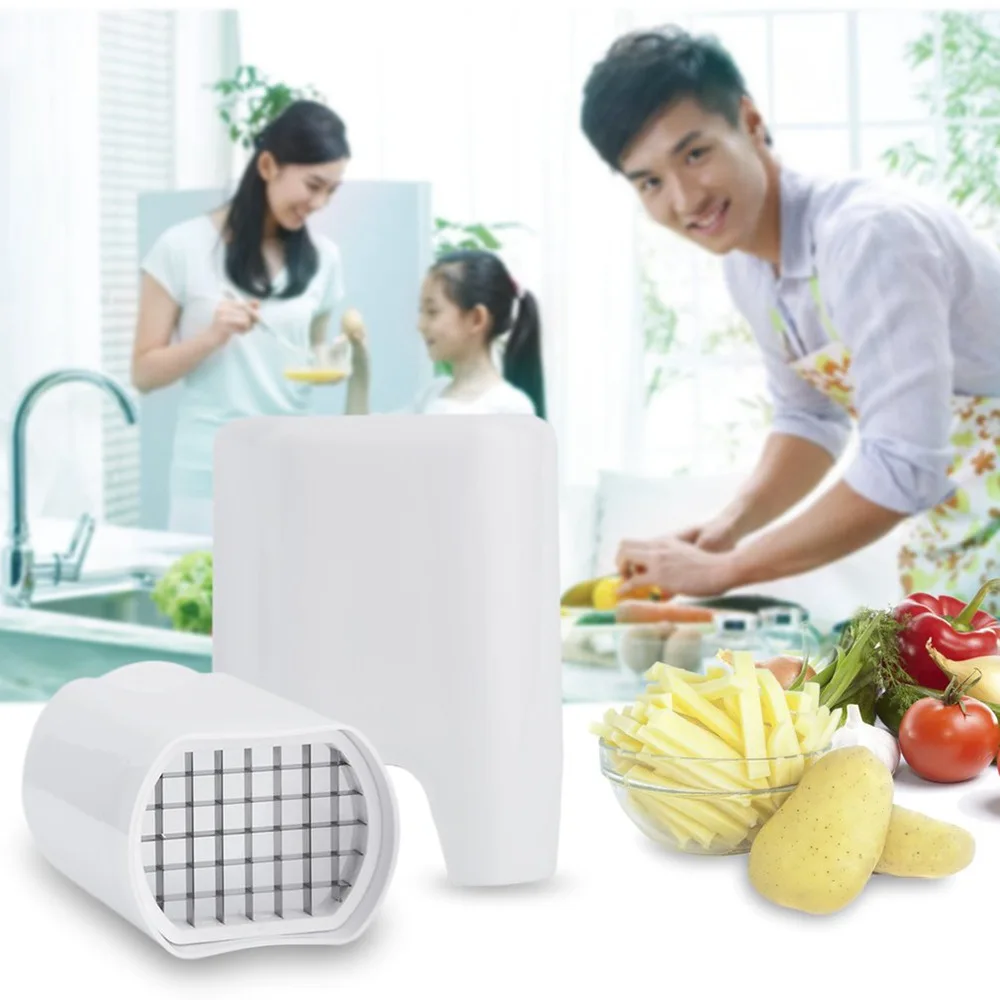 

Kitchen Fries One Step French Fry Cutter Potato Vegetable Fruit Slicer Accessories Tool YKHG1306