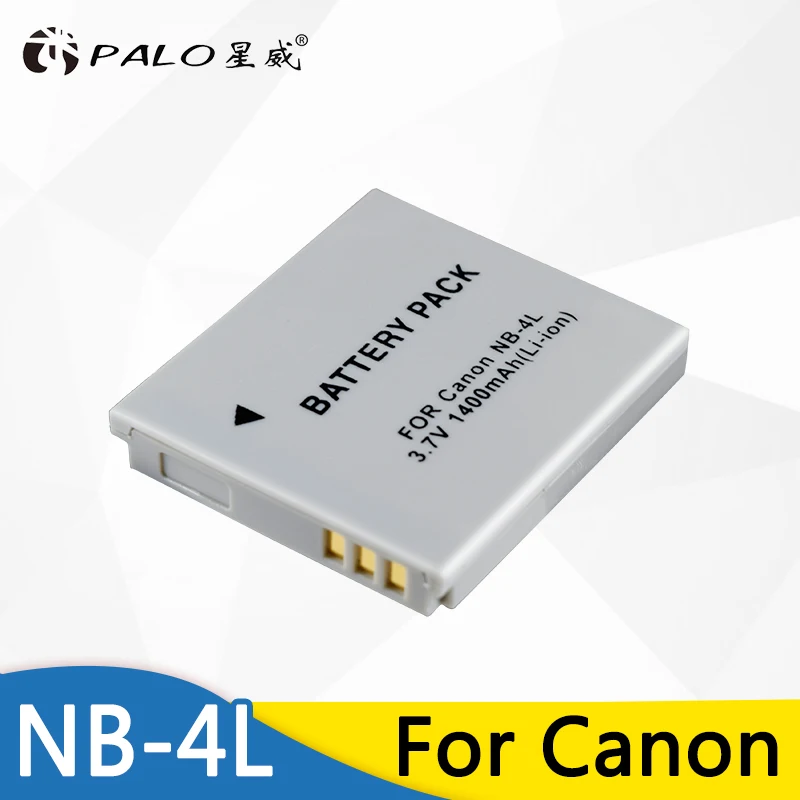 

Palo NB-4L NB4L NB 4L Li-ion Battery Camera Battery for Canon IXUS 30 40 50 55 60 65 80 100 I20 For Canon PowerShot SD1000 1100