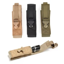 1 шт. сумка для фонарика страйкбол охотничий инструмент Сумка Molle крепление Molle система 1000D фонарик Molle сумка Военные Аксессуары