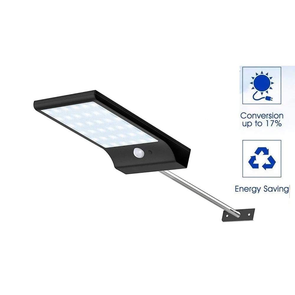 

Aluminum pole 48/36 LED Solar 3 Modes Motion Sensor Outdoor Lighting LED Flood Light Led Spotlight Led Reflector street Wall lam