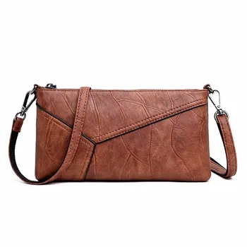 

Fashion Women Leather Messenger Bags Small Crossbody Bags For Women Vintage Handbags Luxury Designer Sac a Main Flap Ladies Bag