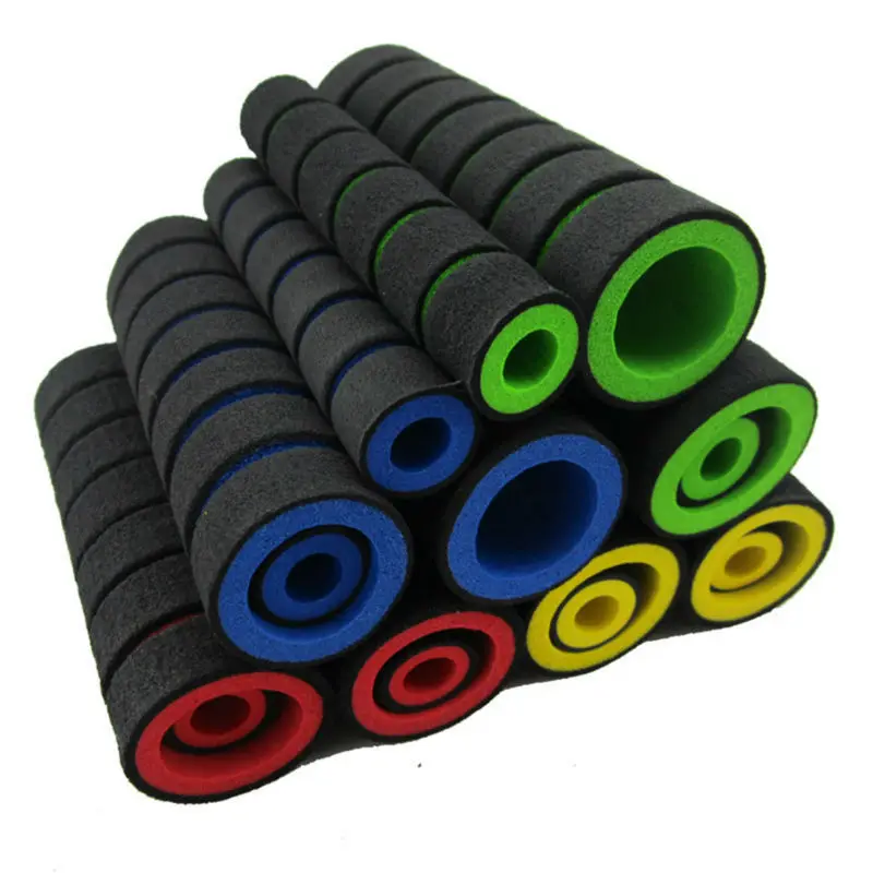 

2 Pairs Universal Sponge Soft Foam Nonslip Motorcycle Bicycle Rubber Handle Bar Handlebar Grips Colorful Super Useful 4 Colors