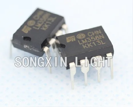 Xiasongxin свет 100 шт./лот) LM358P LM358N LM358 358 DIP8 операционный усилитель IC